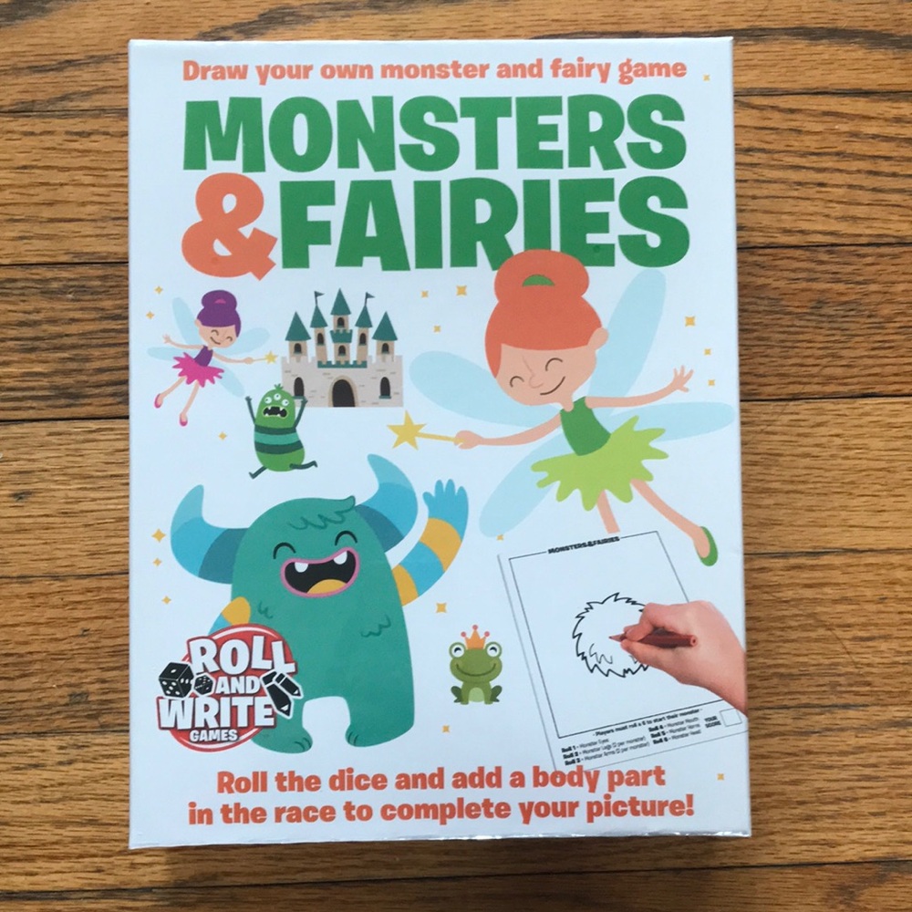Drawing Game • Monsters & Fairies